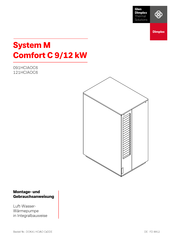 Dimplex System M Comfort C 9 kW Montage- Und Gebrauchsanweisung