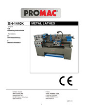 Promac GH-1440K Betriebsanleitung