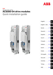 Abb ACS580-04 Schnellinstallationsanleitung