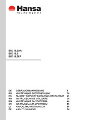 Hansa BK316.3AA Gebrauchsanweisung