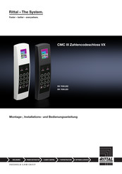 Rittal CMC III VX Montage-, Installations- Und Bedienungsanleitung
