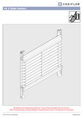 Cosiflor VS 2 Slide Comfort Montageanleitung