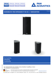 Pan Acoustics P 02-RJ Handbuch