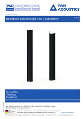Pan Acoustics P 08-Pi 100V Handbuch