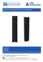 Pan Acoustics P 04-RJ Handbuch