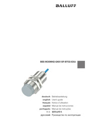 Balluff BES M30MH2-GNX15F-BT02-EXA Betriebsanleitung