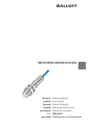 Balluff BES M12MG2-GNX20B-BT02-EXA Betriebsanleitung