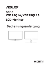 Asus VG279QL1A Serie Bedienungsanleitung