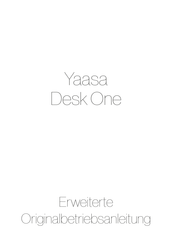 Yaasa Desk Light Originalbetriebsanleitung