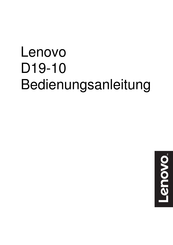 Lenovo D19-10 Bedienungsanleitung