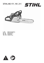 Stihl MS 181 Gebrauchsanleitung