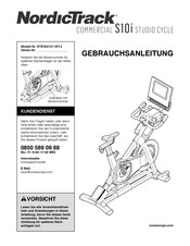 ICON Health & Fitness NordicTrack Commercial S10i Studio Cycle Gebrauchsanleitung