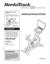 ICON Health & Fitness NordicTrack Commercial S22i Studio Cycle Gebrauchsanleitung