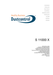 Dustcontrol S 11000X Bersetzung Der Originalbetriebsanleitung