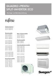 Fujitsu Swegon ARXG 14KSLAP Montage- Und Betriebsanleitung