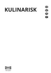 IKEA KULINARISK AA-2027169-9 Bedienungsanleitung