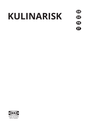 IKEA KULINARISK AA-2027176-9 Bedienungsanleitung