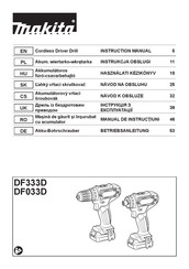 Makita DF033D Betriebsanleitung