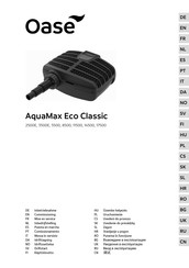 Oase AquaMax Eco Classic 2500E Inbetriebnahme