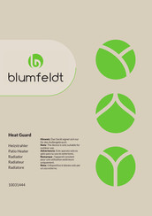 Blumfeldt Heat Guard Handbuch