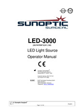 Sunoptic Surgical LED-3000 Bedienungsanleitung