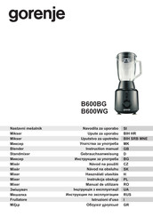 Gorenje B600WG Gebrauchsanweisung