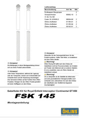 Ohlins FSK 145 Montageanleitung