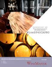 WINEMASTER WineSP40CAPRO2 Installation Und Betriebsanleitung