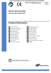 Ingersoll-Rand IC12M Technische Produktdaten