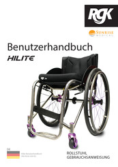 Sunrise Medical RGK Hilite Benutzerhandbuch