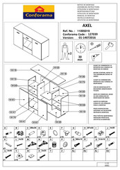 CONFORAMA AXEL Montageanleitung