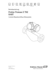 Endress+Hauser Proline Promass E TB2 HART Betriebsanleitung