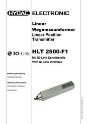 Hydac Electronic HLT 2500-F1 Bedienungsanleitung