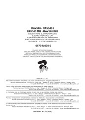 RAVAGLIOLI RAV540 Übersetzung Der Originalanleitung