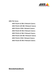 Axis Communications P3224-V Mk II Benutzerhandbuch