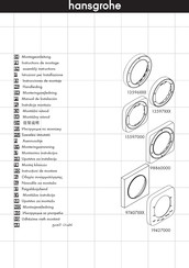 HANSGROHE 19427000 Montageanleitung