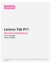 Lenovo Tab P11 TB-J606L Benutzerhandbuch