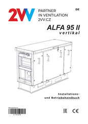 2VV ALFA 95 II Installations- Und Betriebshandbuch