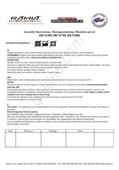 RAMIA HB-N2000 Montageanleitung