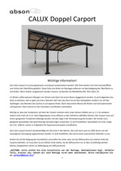 abson CALUX Montageanleitung