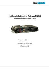 NetModule NG800 Software Benutzerhandbuch