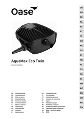 Oase AquaMax Eco Twin 30000 Inbetriebnahme