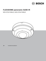 Bosch FLEXIDOME panoramic 5100i IR Installationshandbuch