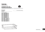 Toshiba RAV-SM1106BT-E Installationshandbuch