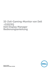 Dell G3223Qt Bedienungsanleitung