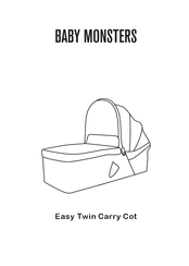 BABY MONSTERS Easy Twin Carry Cot Gebrauchsanweisung