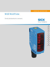 SICK W16 Betriebsanleitung