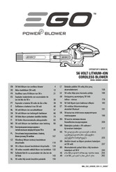 Ego Power+ LB5800E Übersetzung Der Originalanleitung