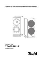 Teufel T 500S FR 16 Technische Beschreibung Und Bedienungsanleitung