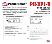 Elektrobock POCKET HOME PH-BP1-V Bedienungsanleitung